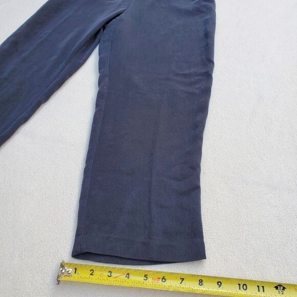 NWOT H&M high waist wide leg cropped black pants - Picture 4 of 11